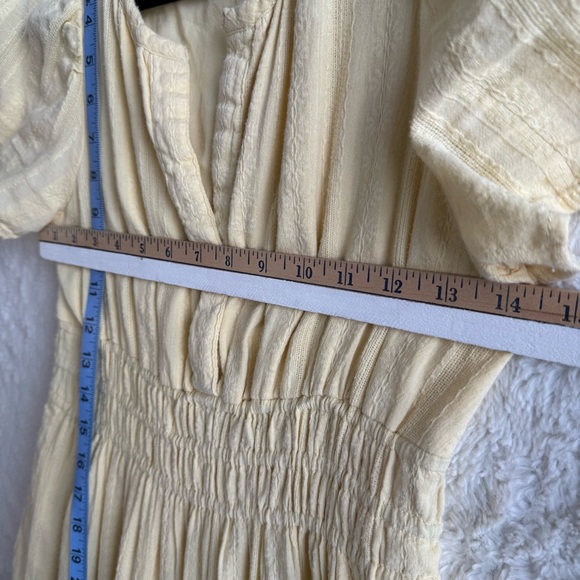 Elegant Yellow Women's Dress - Picture 11 of 11